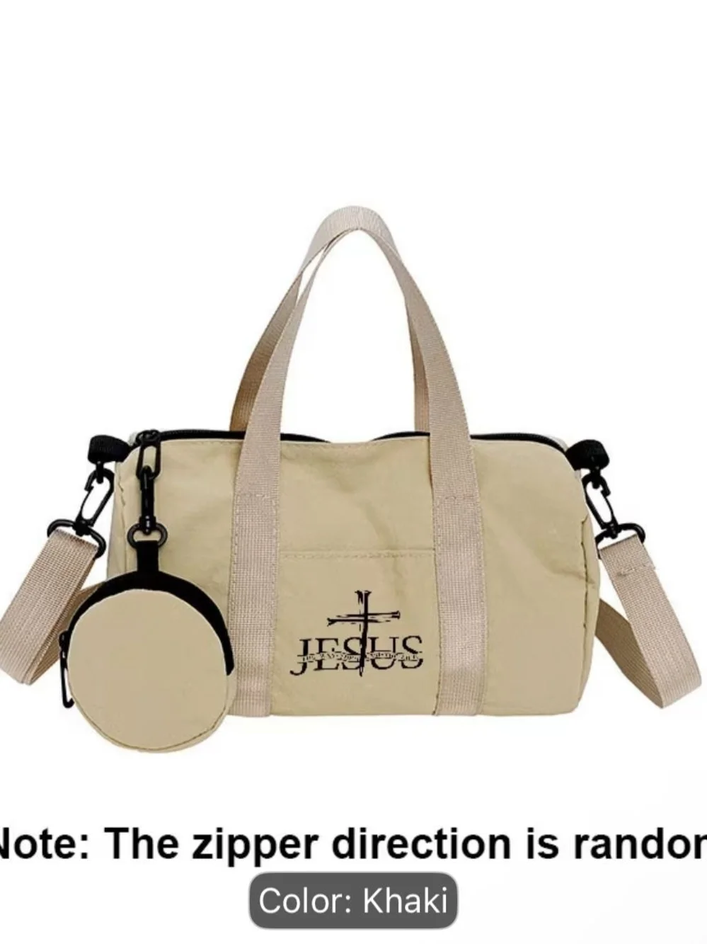 Logo Canvas Duffel Bag - Choose A Color- Black Unavailble